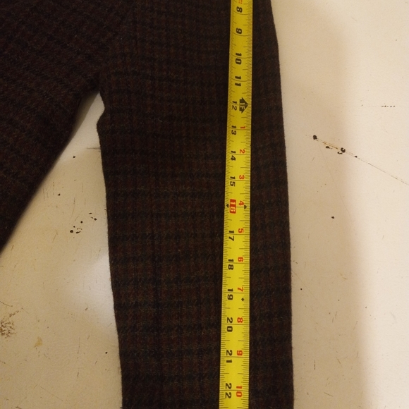 Wool Blazer Sports Jacket Coat Casual Corner Blue Checkered w/Blue Trim Sz 10 - Picture 7 of 11